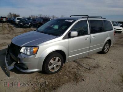 2012 Dodge CARAVAN Grand Cara, silver — VIN 2C4RDGCG7CR160271, Copart