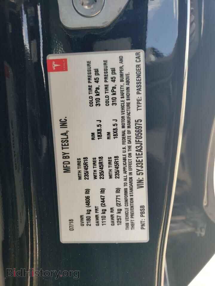 2018 TESLA MODEL 3 - VIN: 5YJ3E1EA3JF056975 - Photo 13