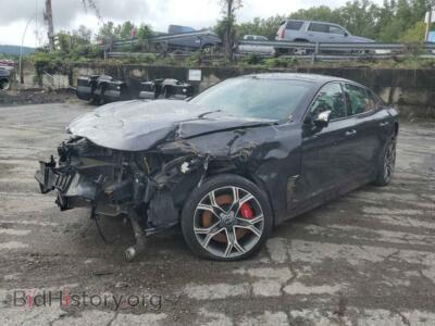 2018 Kia STINGER Stinger GT, charcoal — VIN KNAE45LC0J6028552, Copart
