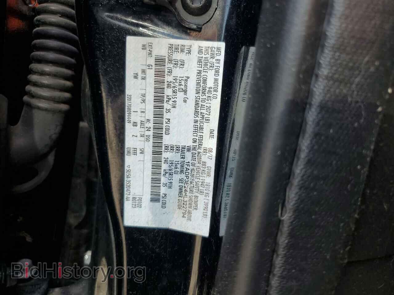 2017 FORD FOCUS - VIN: 1FADP3E24HL322794 - Фото 13