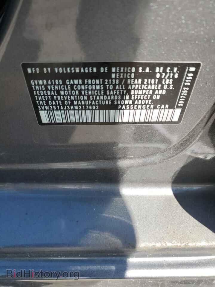 2017 VOLKSWAGEN JETTA - VIN: 3VW2B7AJ3HM217602 - Фото 12