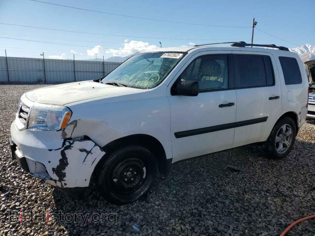 Photo 5FNYF4H20CB027381 - HONDA PILOT 2012