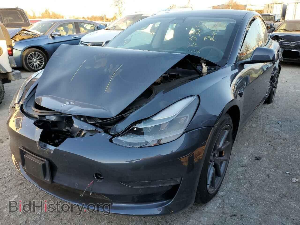 Photo 5YJ3E1EA2MF027908 - TESLA MODEL 3 2021