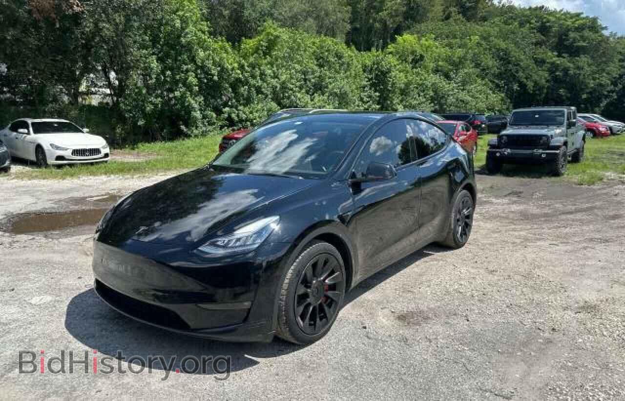 2022 TESLA MODEL Y - VIN: 7SAYGDEE8NF408641 - Фото 2