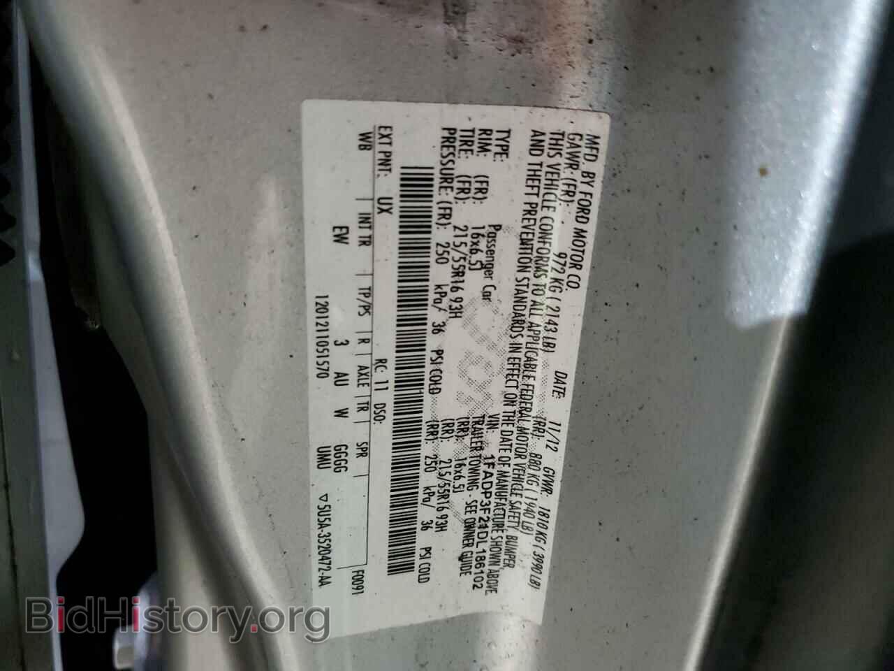2013 FORD FOCUS - VIN: 1FADP3F21DL186102 - Photo 12