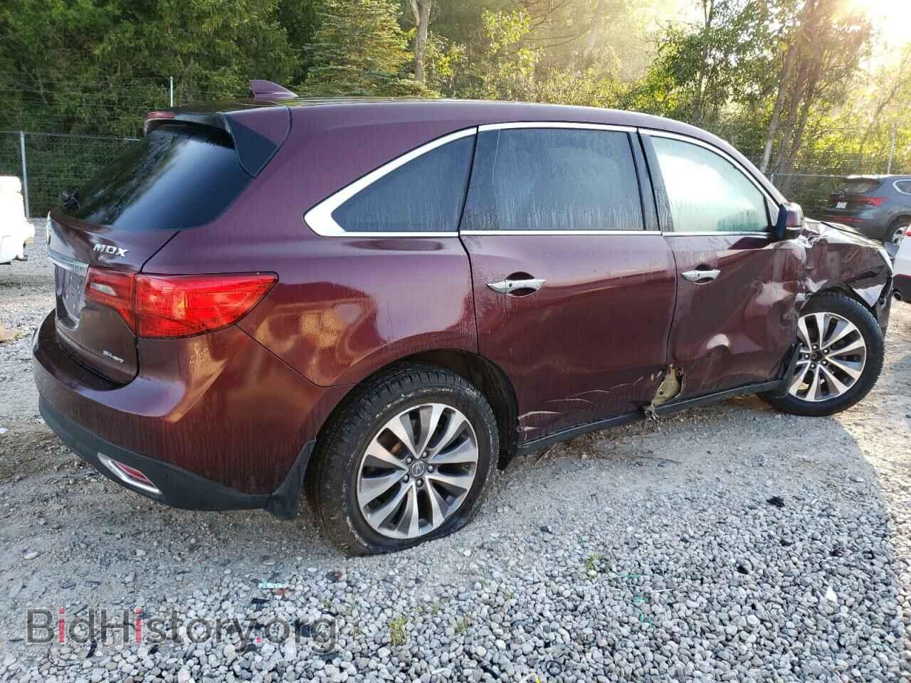 2016 ACURA MDX - VIN: 5FRYD4H41GB041737 - Фото 3