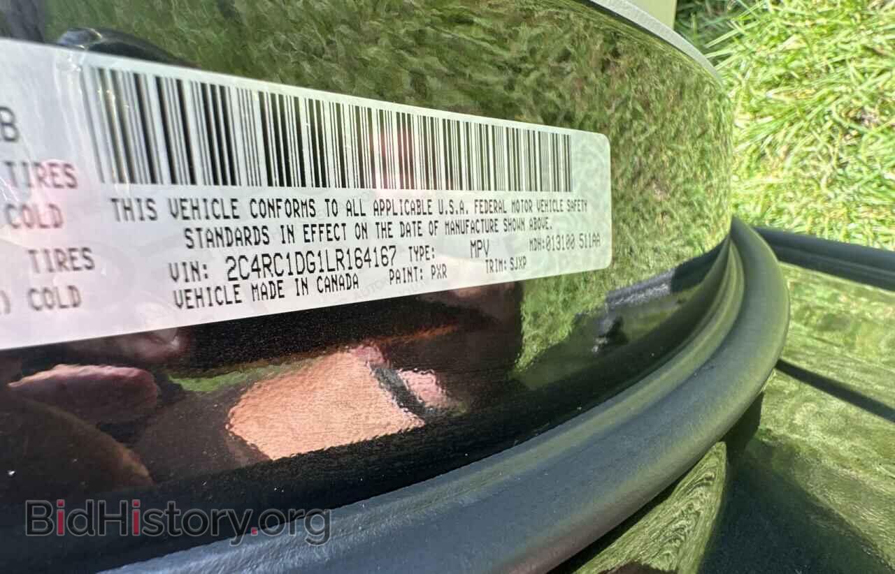 2020 CHRYSLER MINIVAN - VIN: 2C4RC1DG1LR164167 - Фото 10