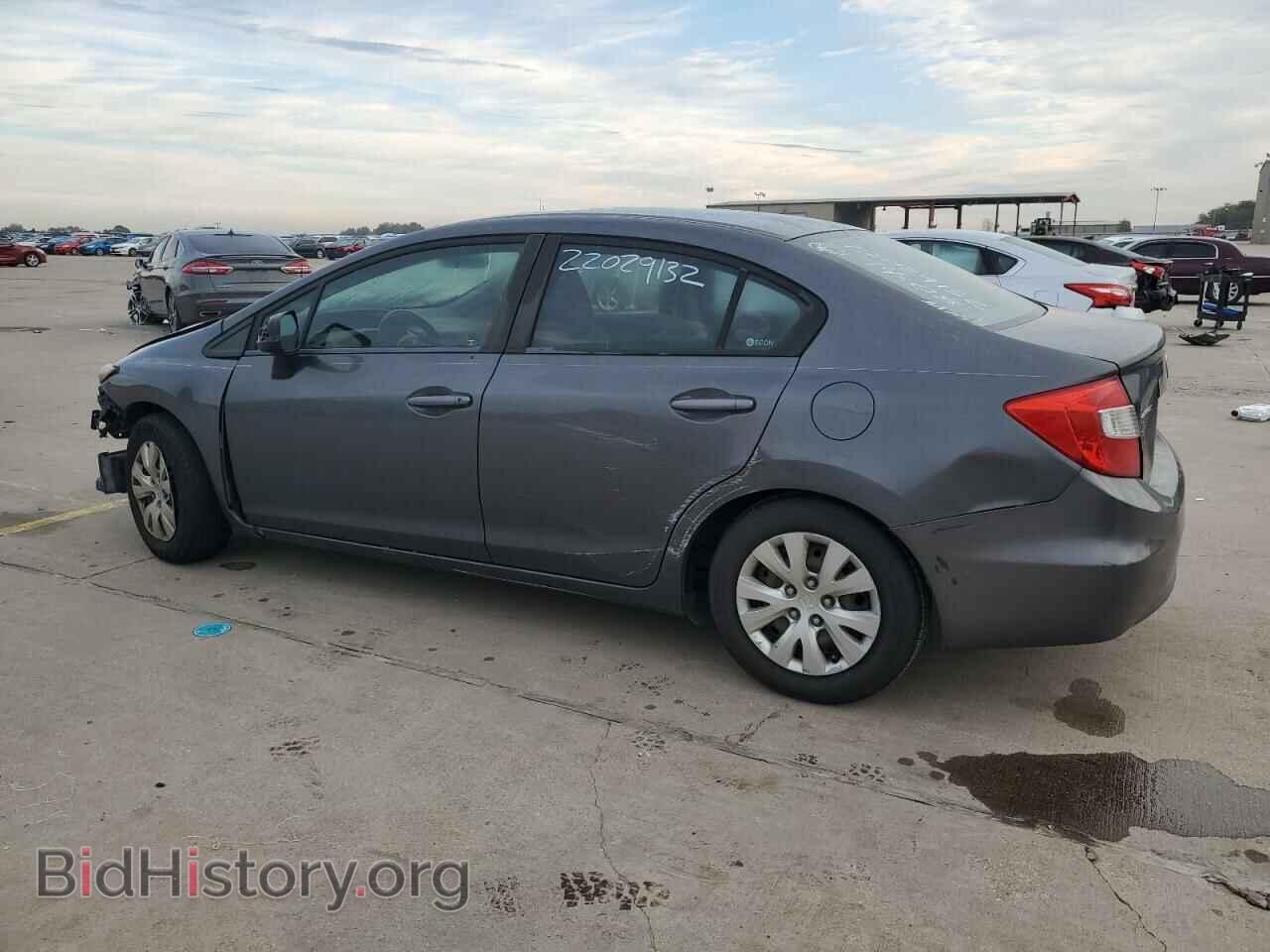 2012 HONDA CIVIC - VIN: 2HGFB2F51CH521748 - Фото 2