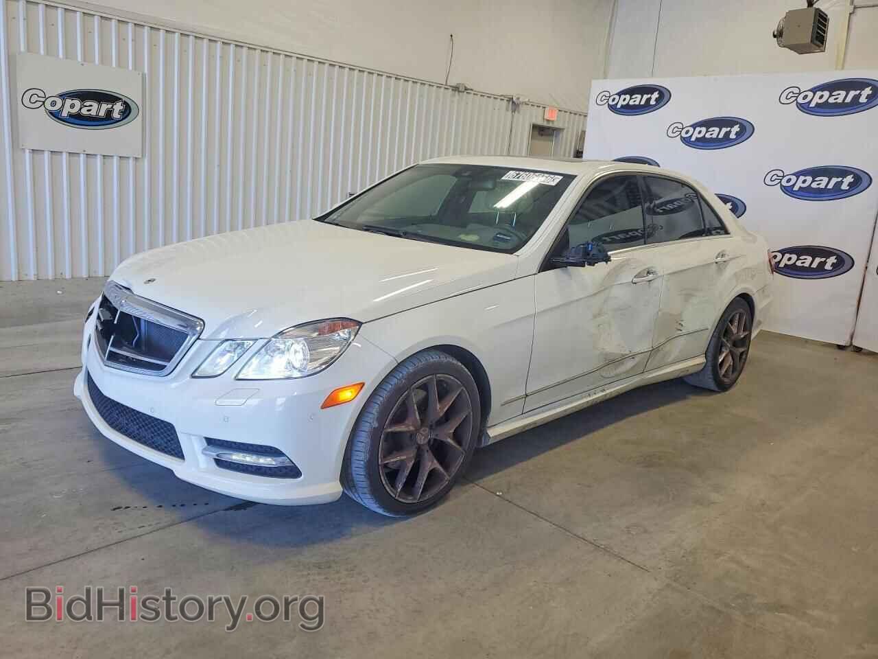 Photo WDDHF8JB2CA614116 - MERCEDES-BENZ E-CLASS 2012