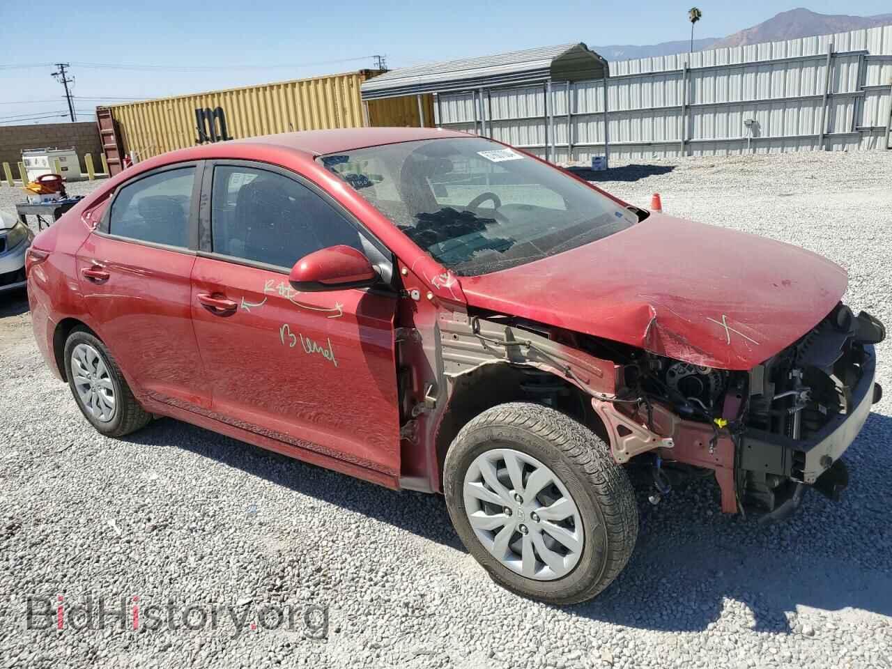 2022 HYUNDAI ACCENT - VIN: 3KPC24A61NE168147 - Фото 4