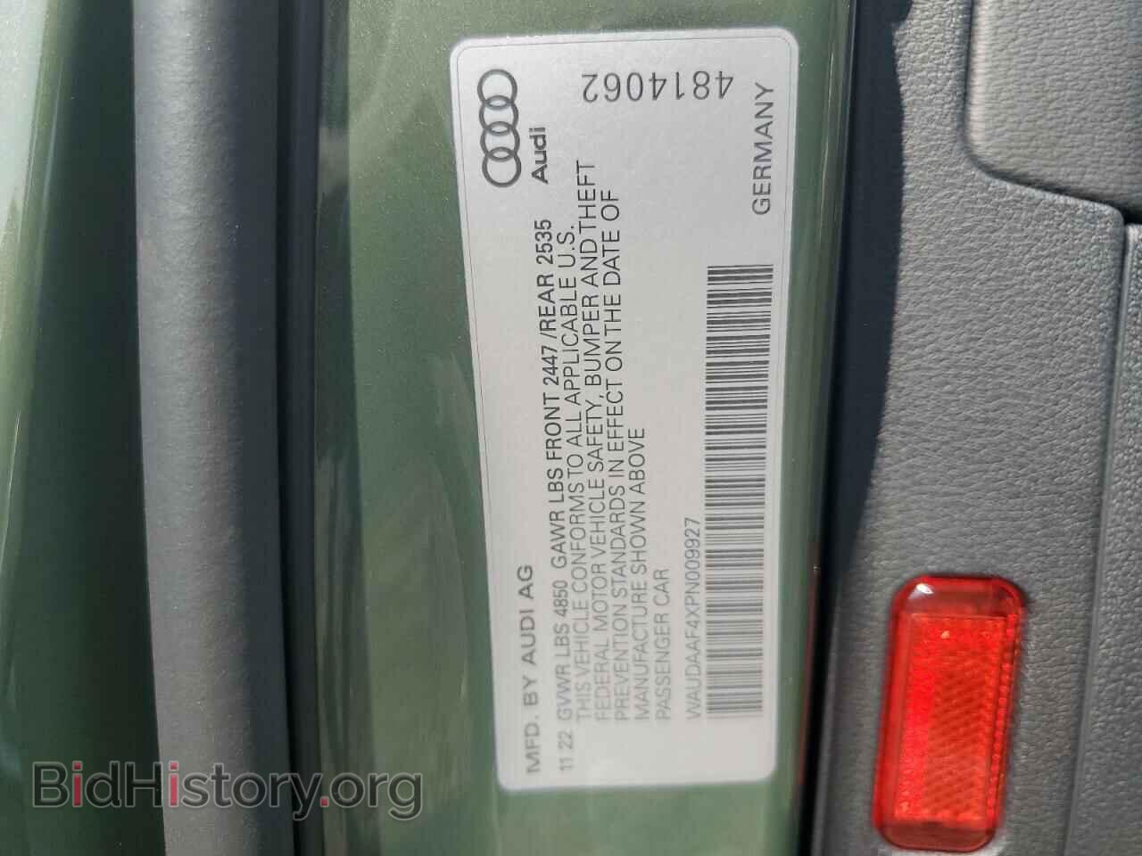 2023 AUDI A4 - VIN: WAUDAAF4XPN009927 - Фото 12