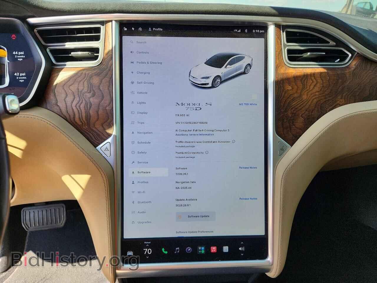 2016 TESLA MODEL S - VIN: 5YJSA1E29GF168818 - Photo 9