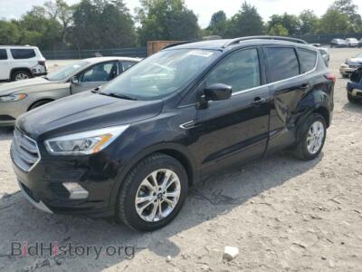 2019 Ford ESCAPE SEL, black — VIN 1FMCU9HD7KUC01351, Copart