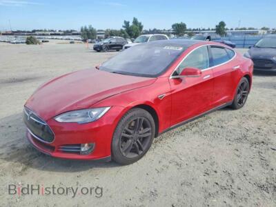 2013 Tesla MODEL S, красный — VIN 5YJSA1CP8DFP22618, Copart