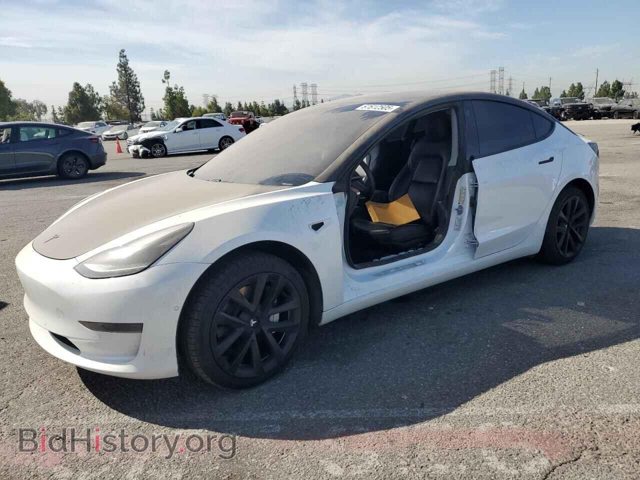 Photo 5YJ3E1EA6MF017690 - TESLA MODEL 3 2021