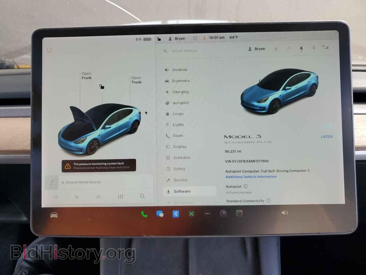 2021 TESLA MODEL 3 - VIN: 5YJ3E1EA6MF017690 - Фото 9