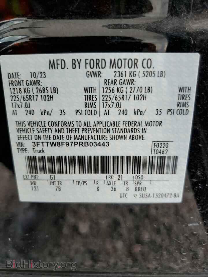 2023 FORD MAVERICK - VIN: 3FTTW8F97PRB03443 - Фото 12