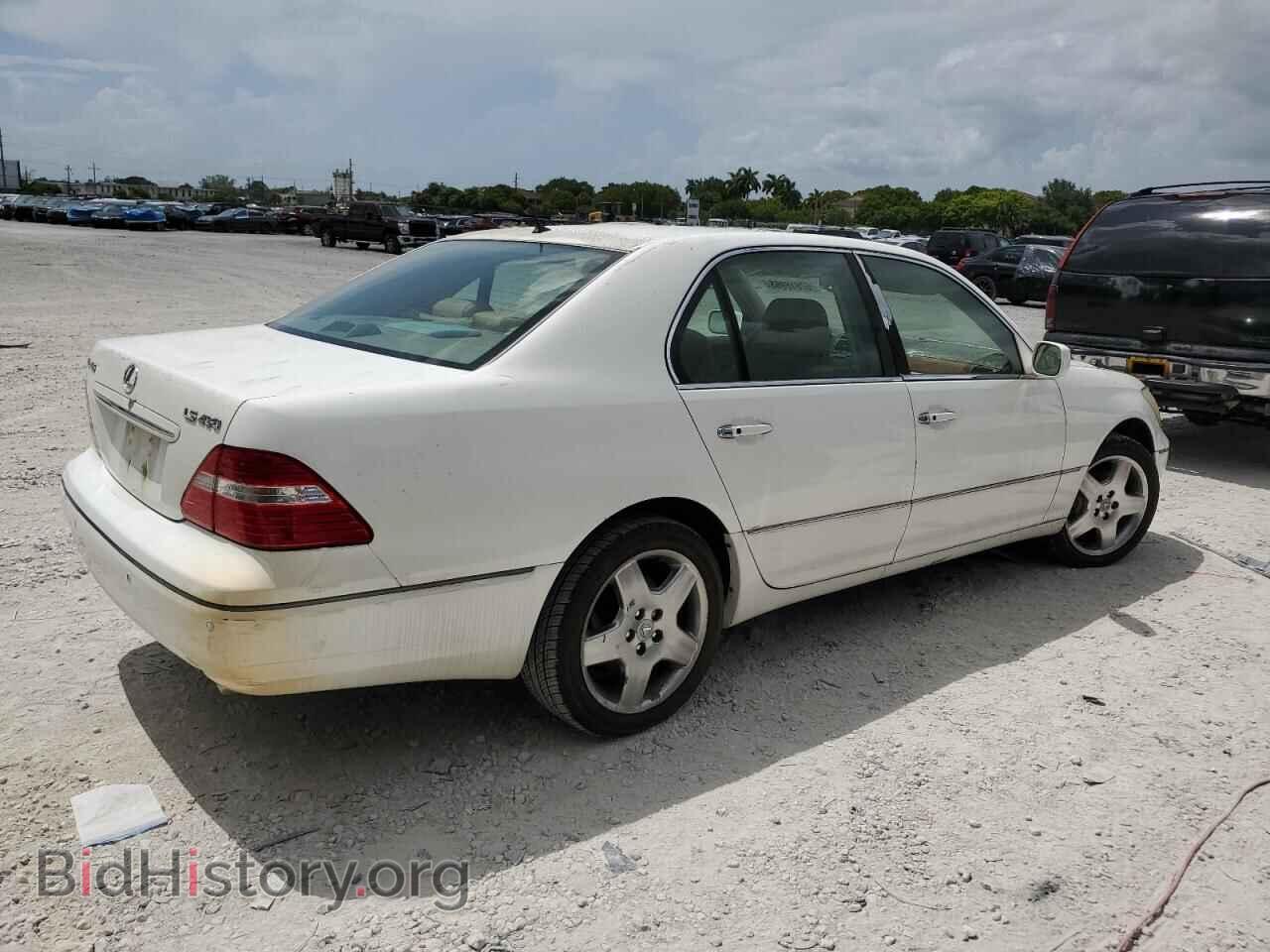 2005 LEXUS LS430 - VIN: JTHBN36F855003096 - Фото 3