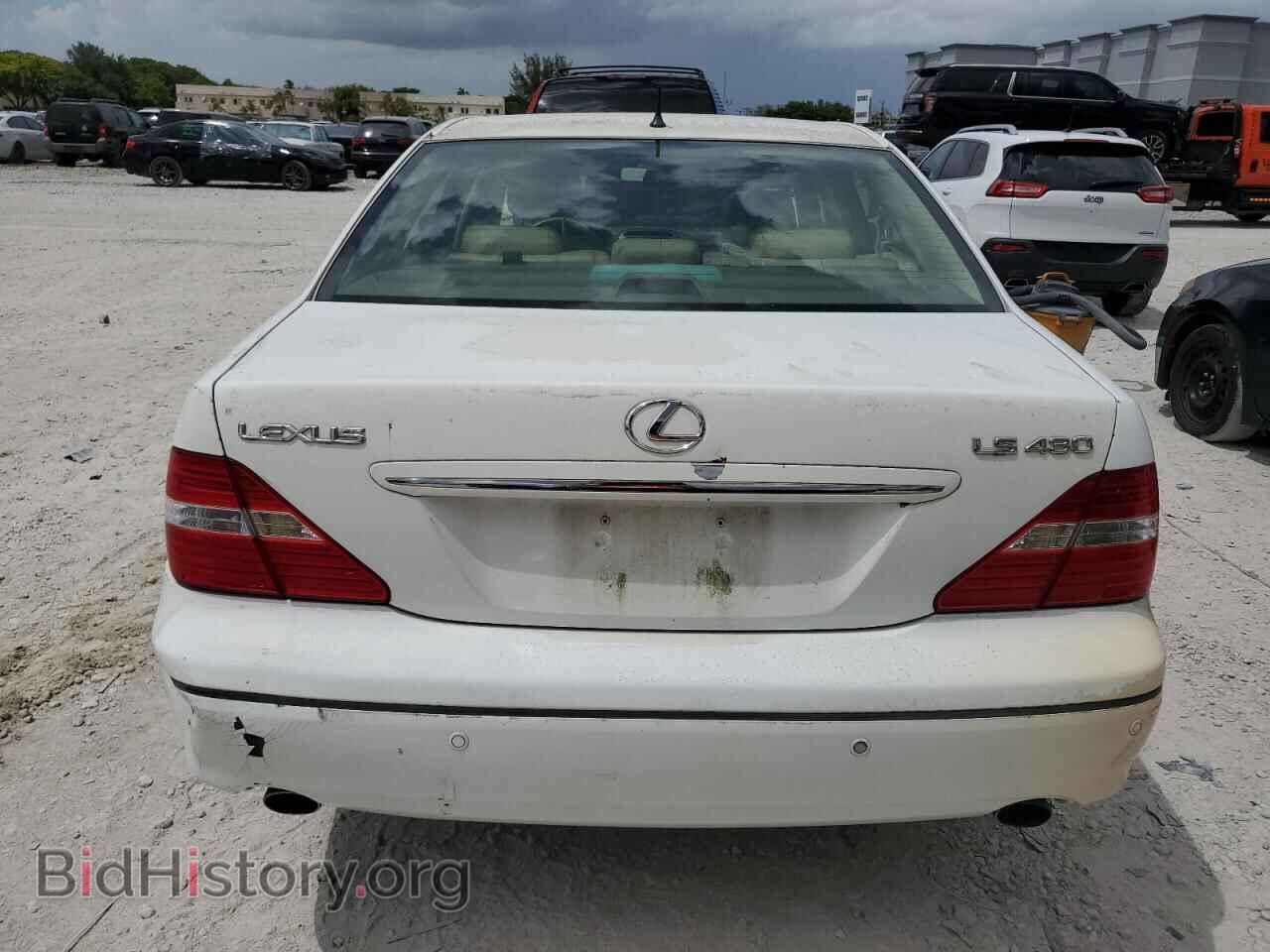 2005 LEXUS LS430 - VIN: JTHBN36F855003096 - Фото 6