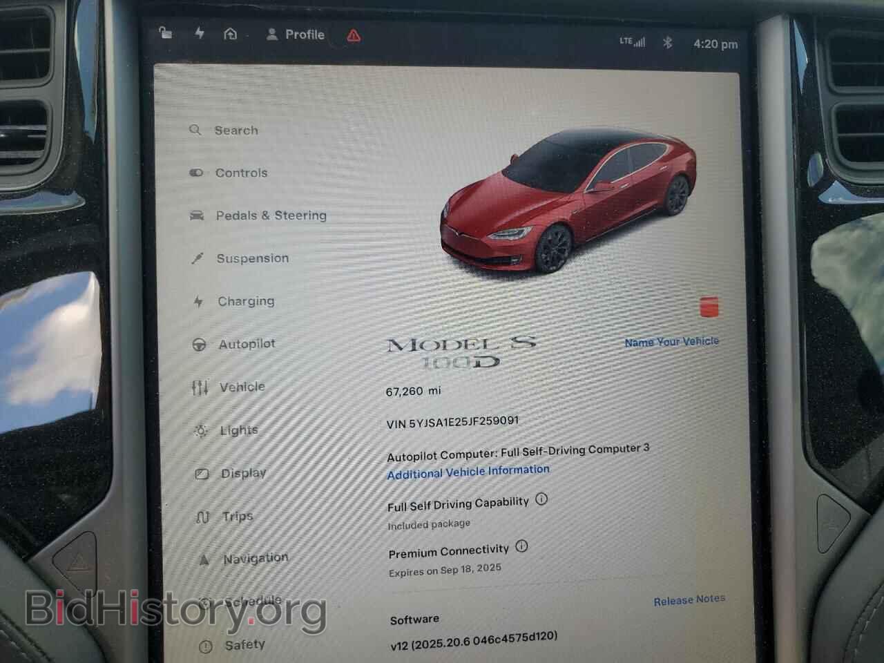 2018 TESLA MODEL S - VIN: 5YJSA1E25JF259091 - Photo 9