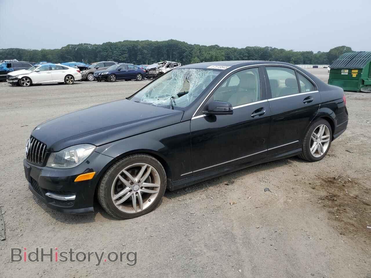 Photo WDDGF8BB3CR206235 - MERCEDES-BENZ C-CLASS 2012