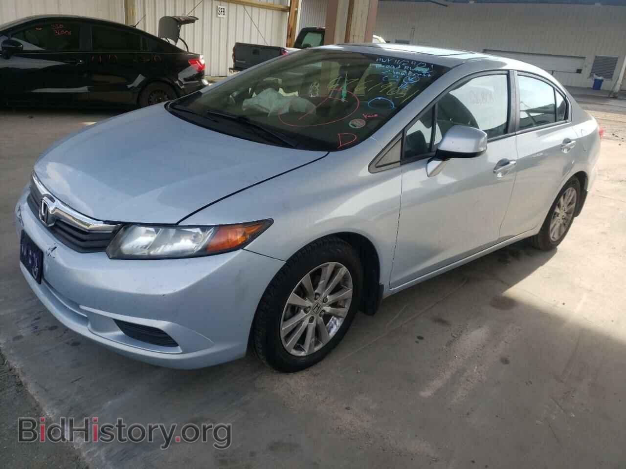 2012 HONDA CIVIC - VIN: 2HGFB2F86CH525689 - Фото 2