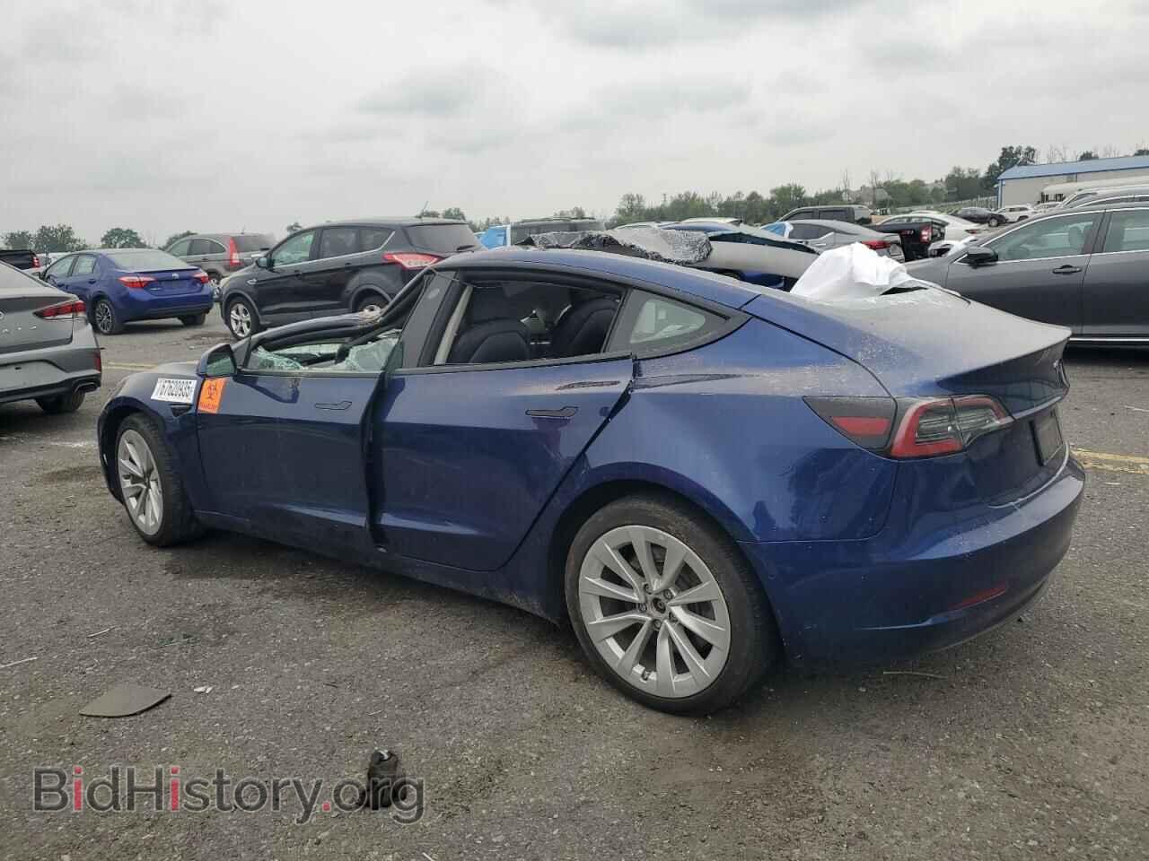 2022 TESLA MODEL 3 - VIN: 5YJ3E1EA4NF189640 - Фото 2