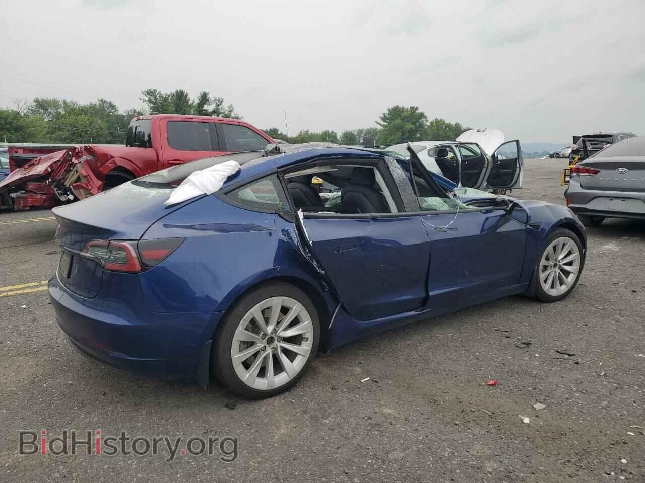 2022 TESLA MODEL 3 - VIN: 5YJ3E1EA4NF189640 - Фото 3