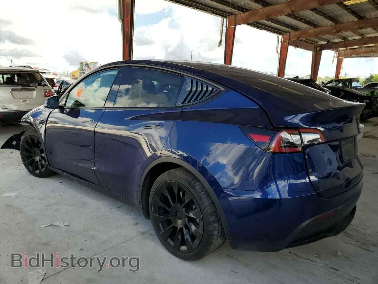 2021 TESLA MODEL Y - VIN: 5YJYGAEE2MF144455 - Фото 2