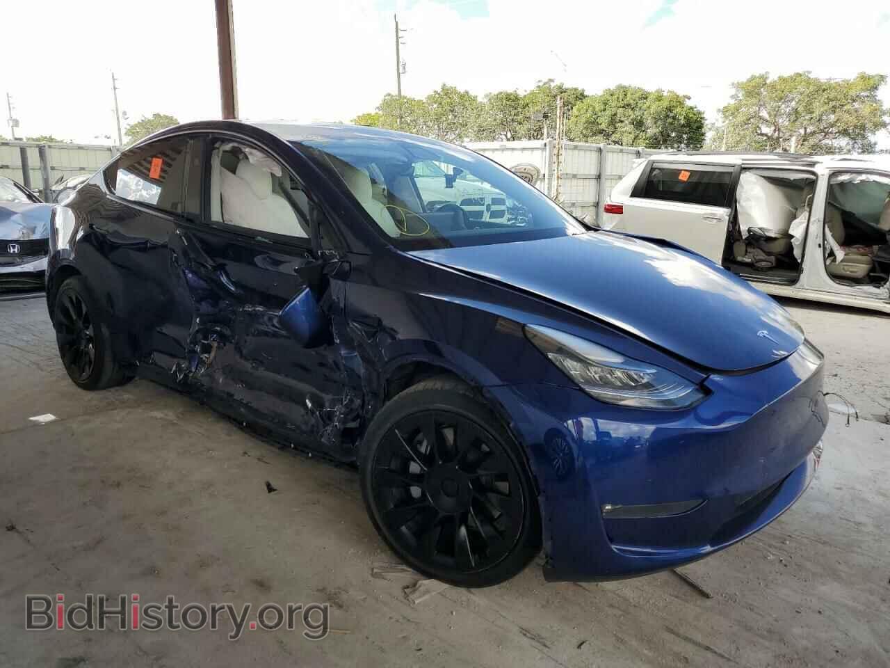 2021 TESLA MODEL Y - VIN: 5YJYGAEE2MF144455 - Фото 4