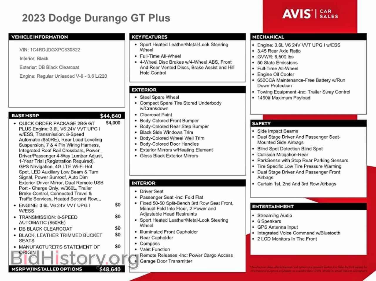 2023 DODGE DURANGO - VIN: 1C4RDJDGXPC630822 - Photo 13