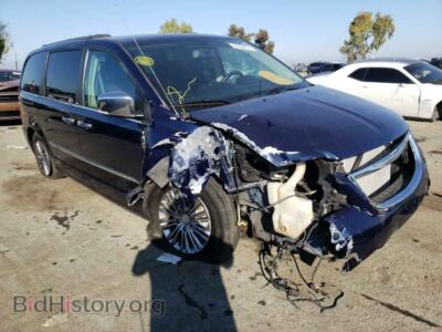 2014 Chrysler MINIVAN Town & COU, blue — VIN 2C4RC1CG7ER248868, Copart
