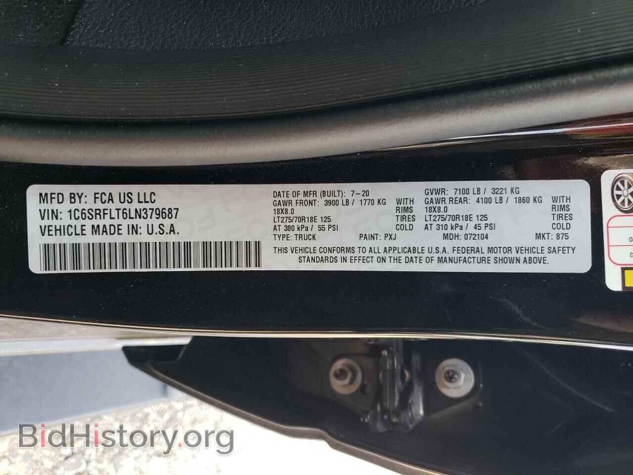 2020 RAM 1500 - VIN: 1C6SRFLT6LN379687 - Photo 12