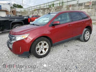 2013 Ford EDGE SEL, burgundy — VIN 2FMDK3JC0DBA54047, Copart