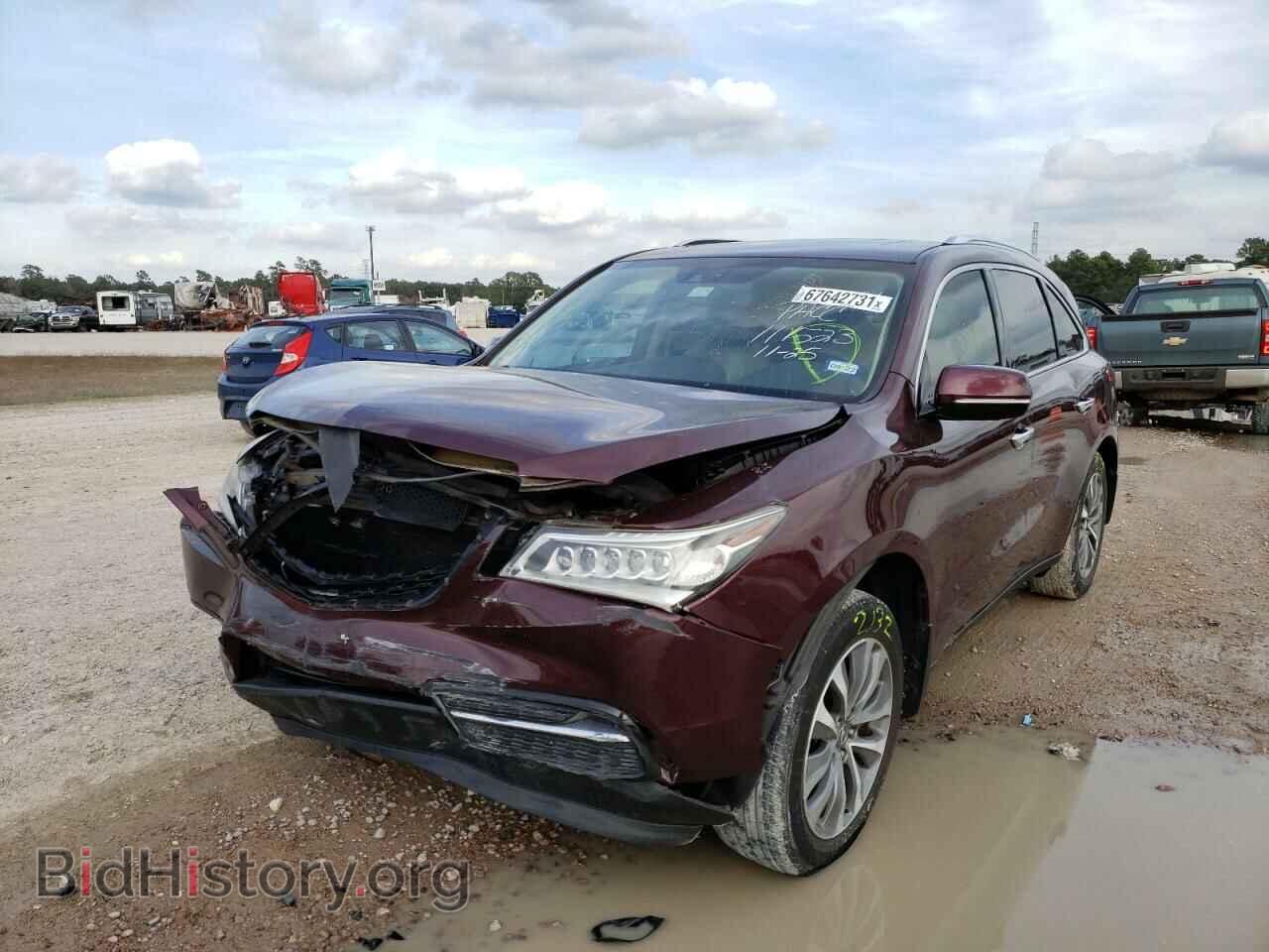 2014 ACURA MDX - VIN: 5FRYD3H42EB008348 - Фото 2