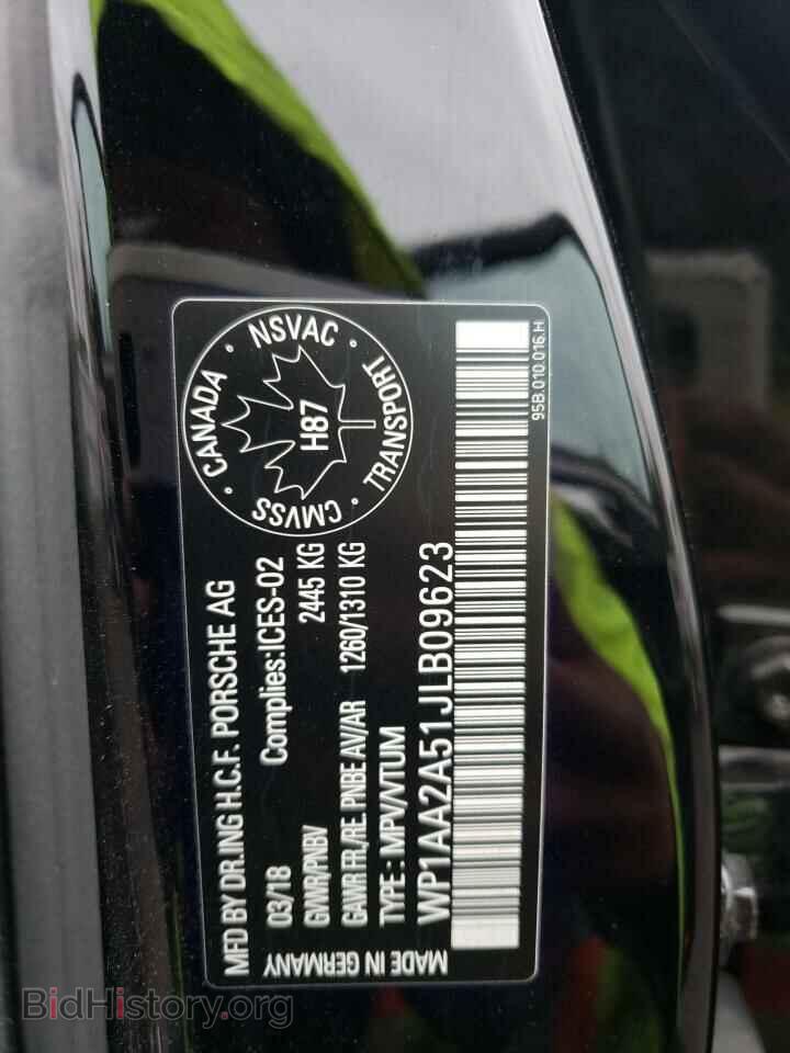 2018 PORSCHE MACAN - VIN: WP1AA2A51JLB09623 - Photo 10