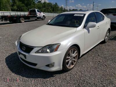 2007 Lexus IS IS 250, white — VIN JTHBK262572051921, Copart