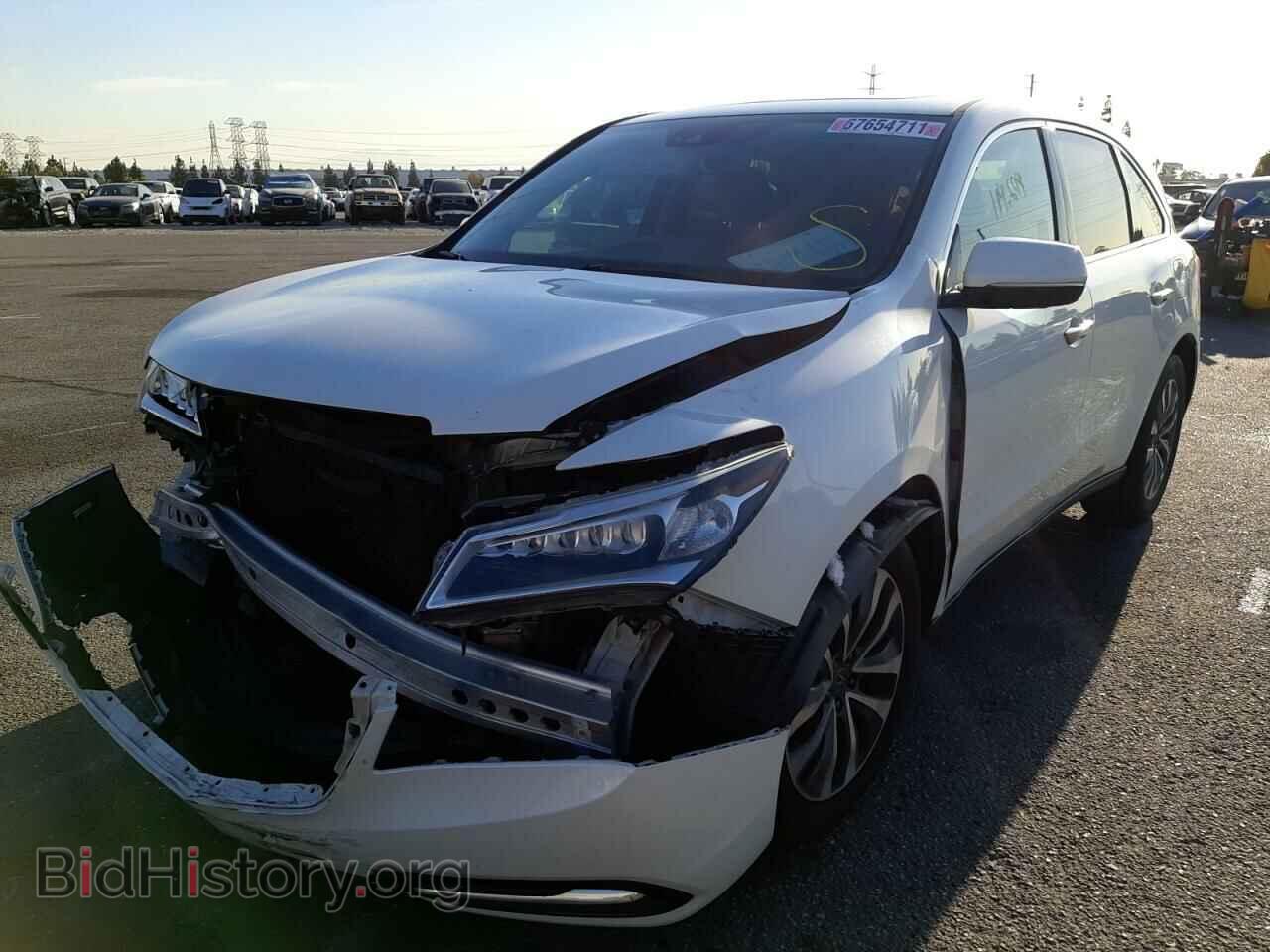 2016 ACURA MDX - VIN: 5FRYD3H46GB019579 - Фото 2