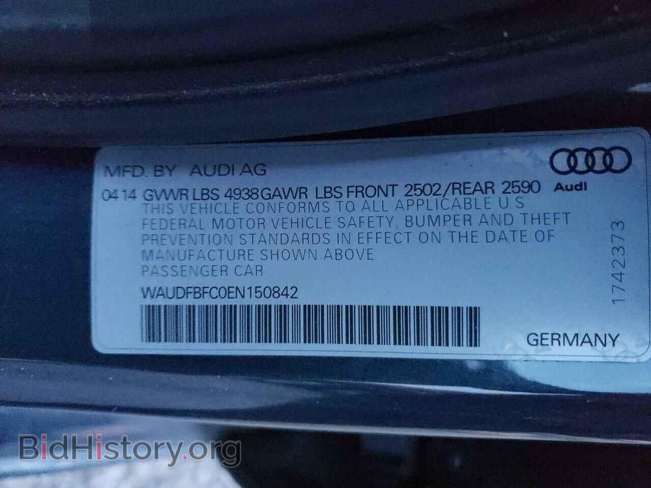 2014 AUDI A6 - VIN: WAUDFBFC0EN150842 - Photo 12
