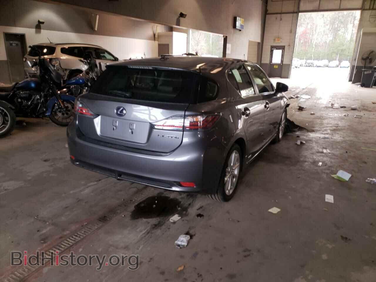 2012 LEXUS CT 200 - VIN: JTHKD5BH0C2121132 - Фото 4