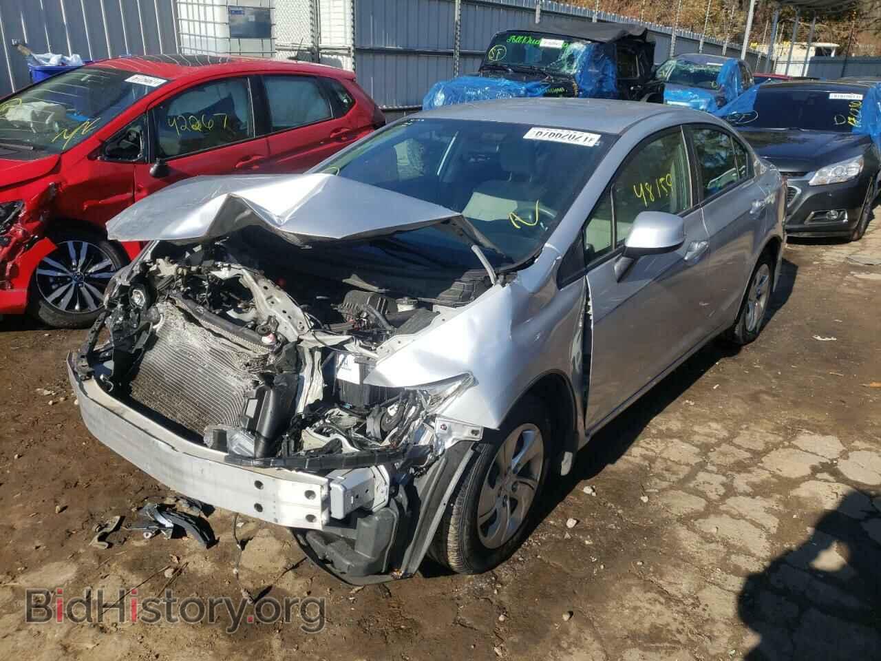 2013 HONDA CIVIC - VIN: 2HGFB2F51DH505535 - Фото 2