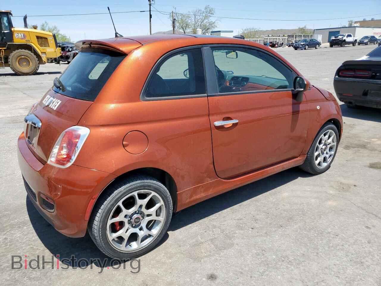 2012 FIAT 500 - VIN: 3C3CFFBR3CT228371 - Фото 3