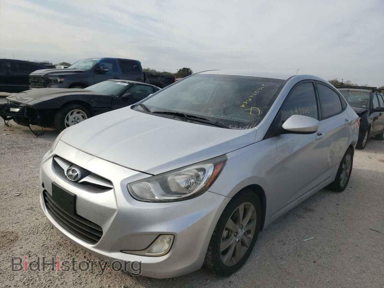 2012 HYUNDAI ACCENT - VIN: KMHCU4AEXCU058418 - Фото 2