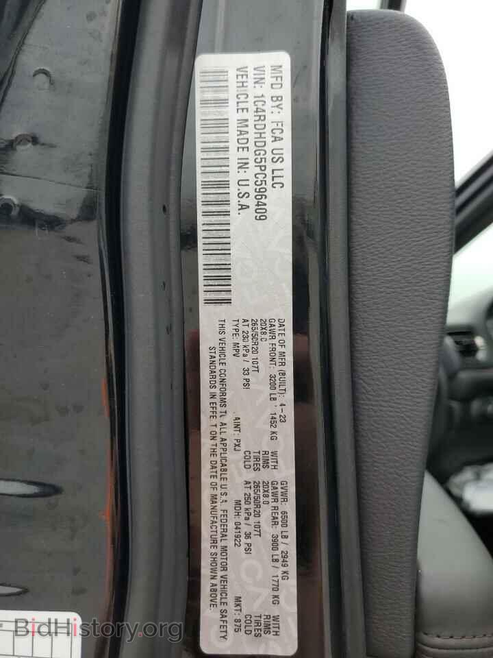 2023 DODGE DURANGO - VIN: 1C4RDHDG5PC596409 - Photo 14