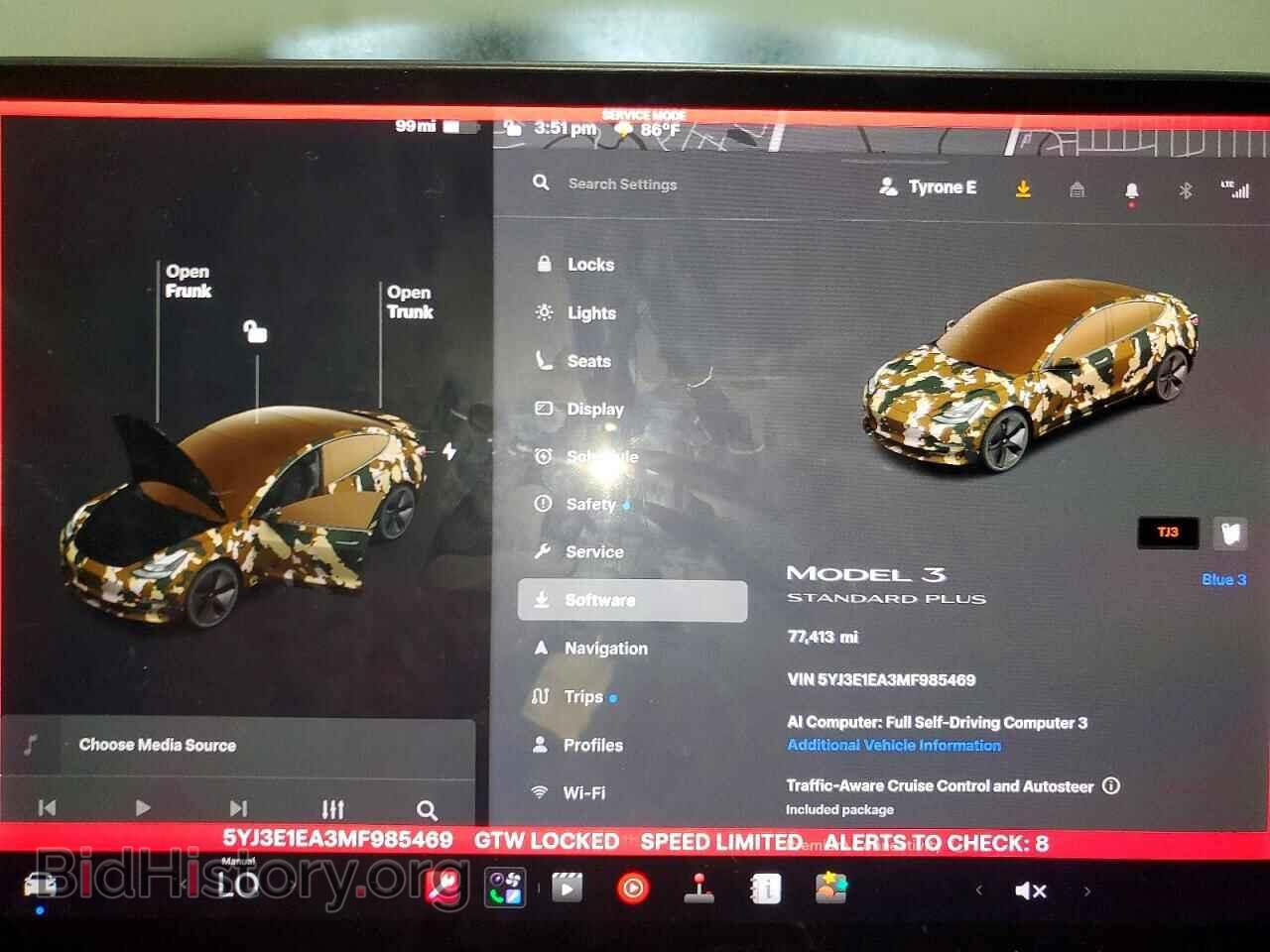 2021 TESLA MODEL 3 - VIN: 5YJ3E1EA3MF985469 - Photo 9