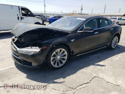 2016 Tesla MODEL S, черный — VIN 5YJSA1E26GF137199, Copart