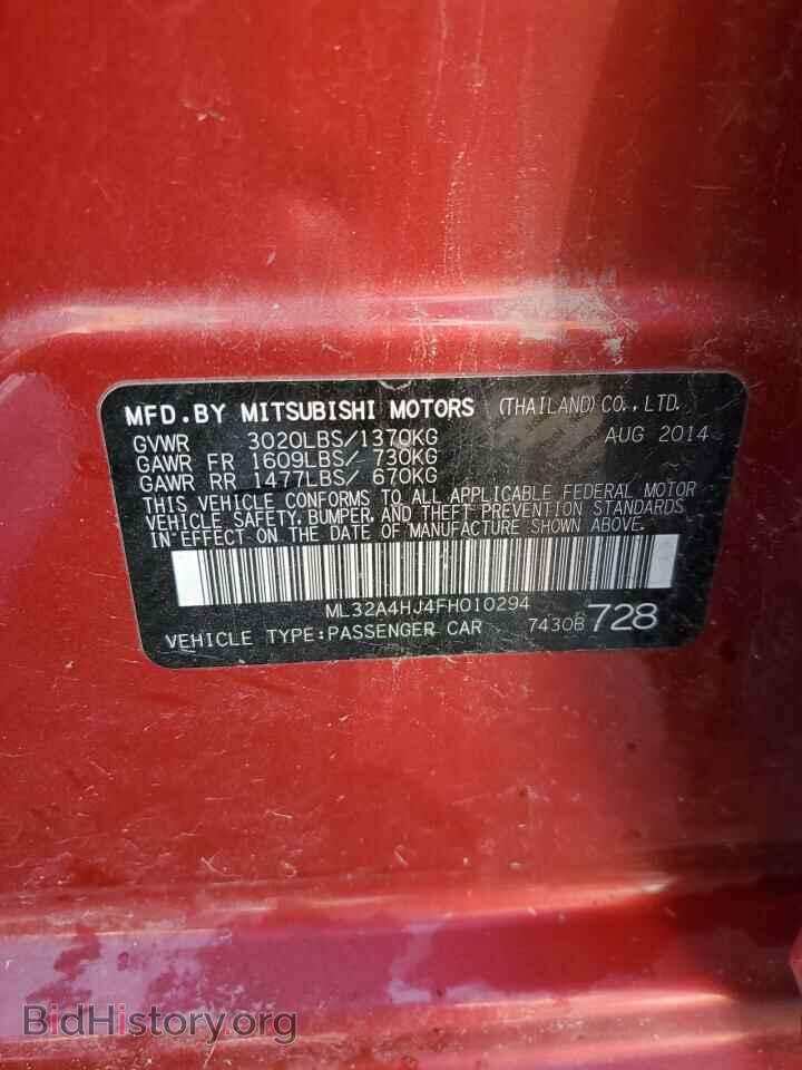 2015 MITSUBISHI MIRAGE - VIN: ML32A4HJ4FH010294 - Фото 13