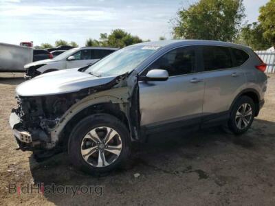 2019 Honda CRV LX, silver — VIN 2HKRW2H20KH131815, Copart