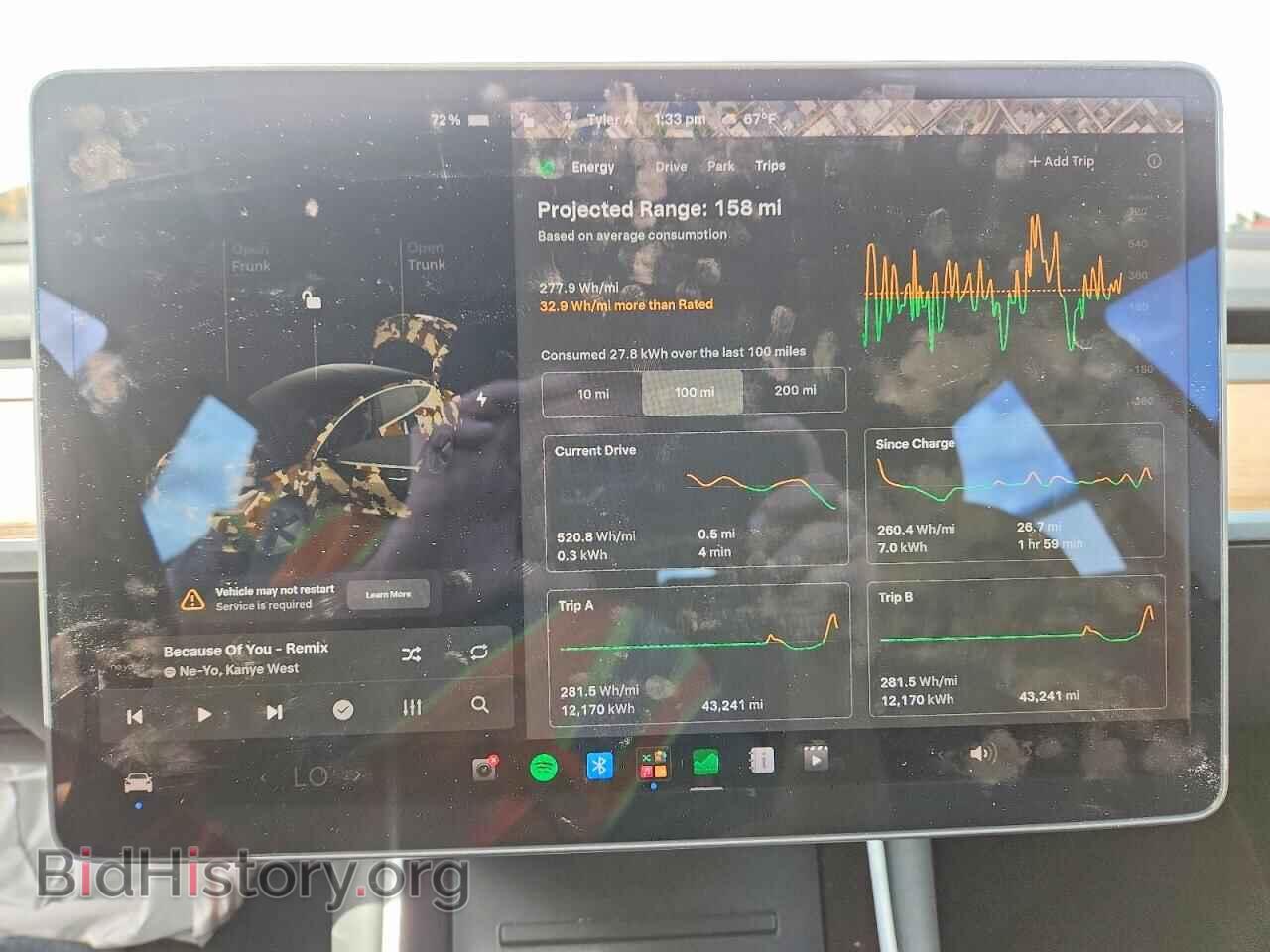 2019 TESLA MODEL 3 - VIN: 5YJ3E1EB1KF199773 - Photo 9