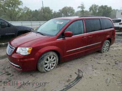 2015 Chrysler MINIVAN Town & COU, темно-бордовый — VIN 2C4RC1BG6FR706452, Copart